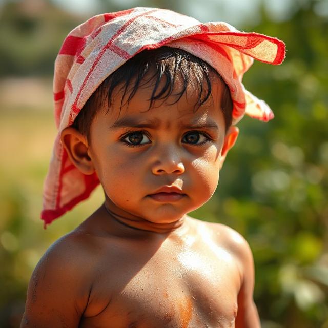 बुखार में बच्चा